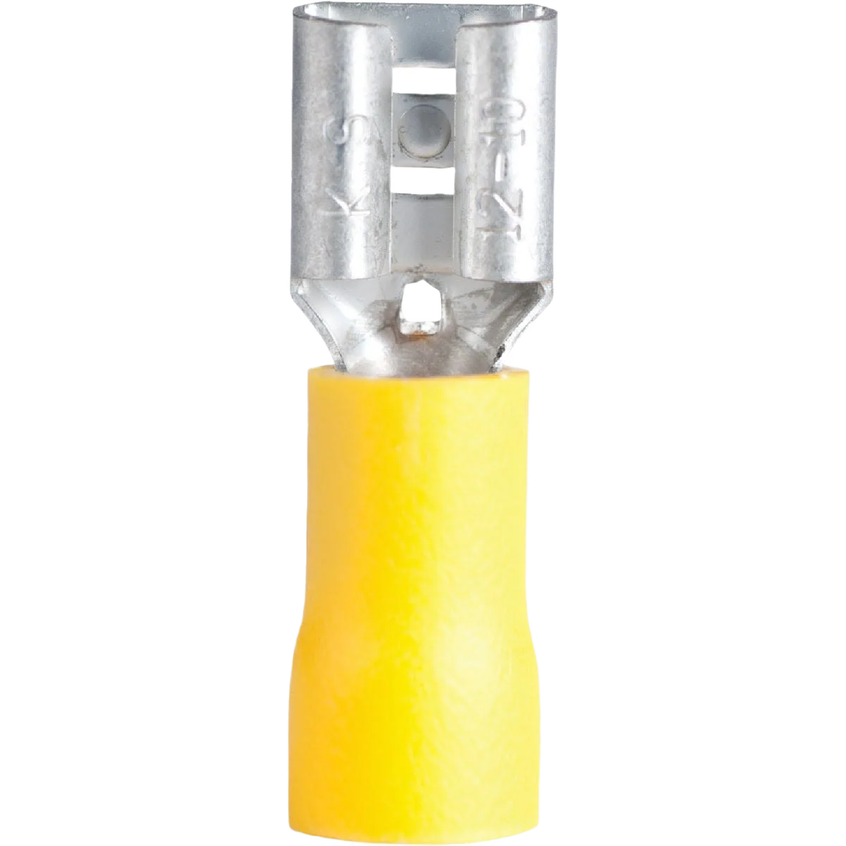 Traditional Gardner Bender 12 to 10 AWG Yellow Vinyl-Insulated Barrel Female Disconnect 100-Pack Certified