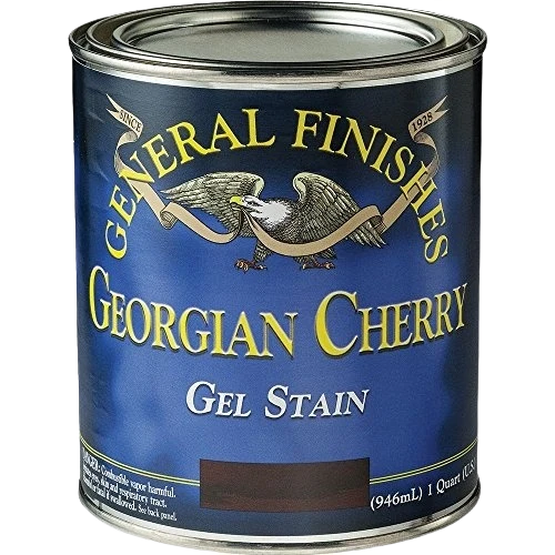 Unique General Finishes Georgian Cherry Gel Stain 1 Pint Elegant