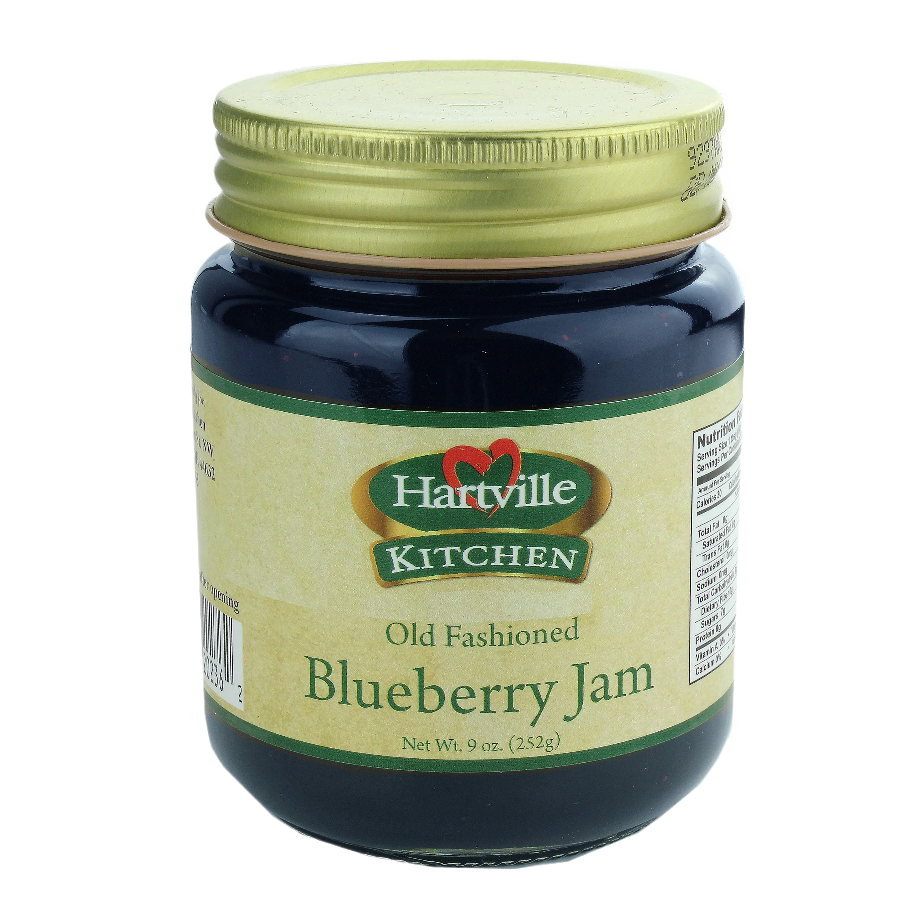 Exceptional Hartville Kitchen Old Fashioned Blueberry Jam 9 oz. Dependable