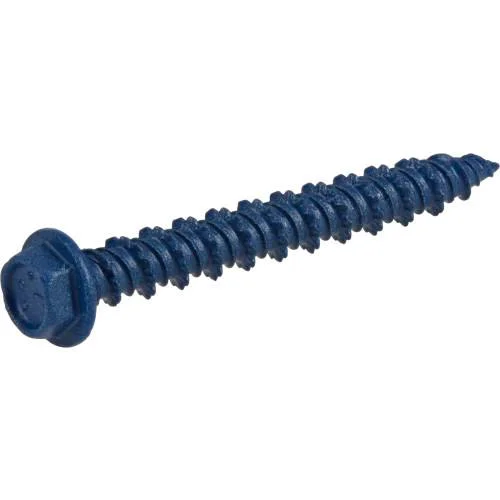 Professional Power Pro 3 16 x 1-3 4 Hex Washer-Head Concrete Screw Anchors 225-Pack Versatile