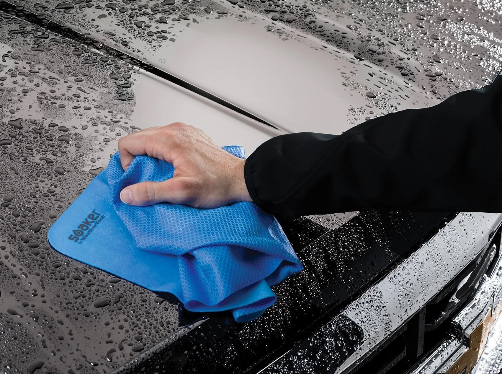 Enhanced WeatherTech Soaker Reusable Non-Streaking Drying Towel Easy-to-Use