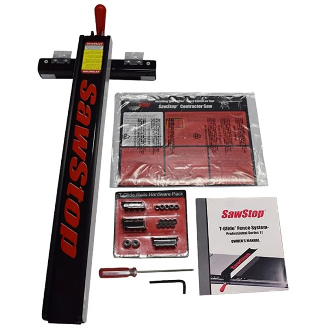 World-Class SawStop T-Glide Fence Assembly Pro Series II Powerful