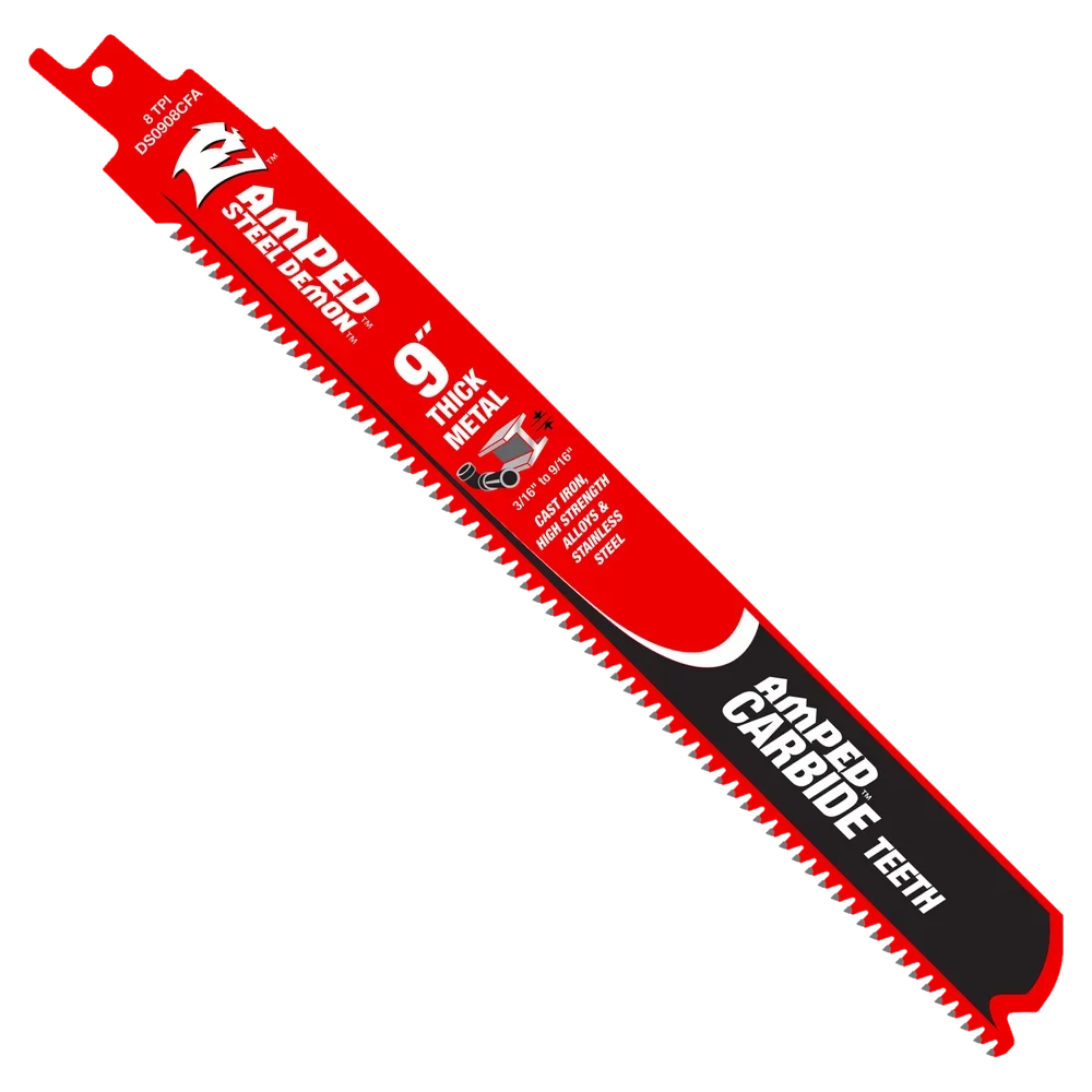 World-Class Diablo 9 in. Steel Demon Amped™ Carbide Blade Fine Crafted