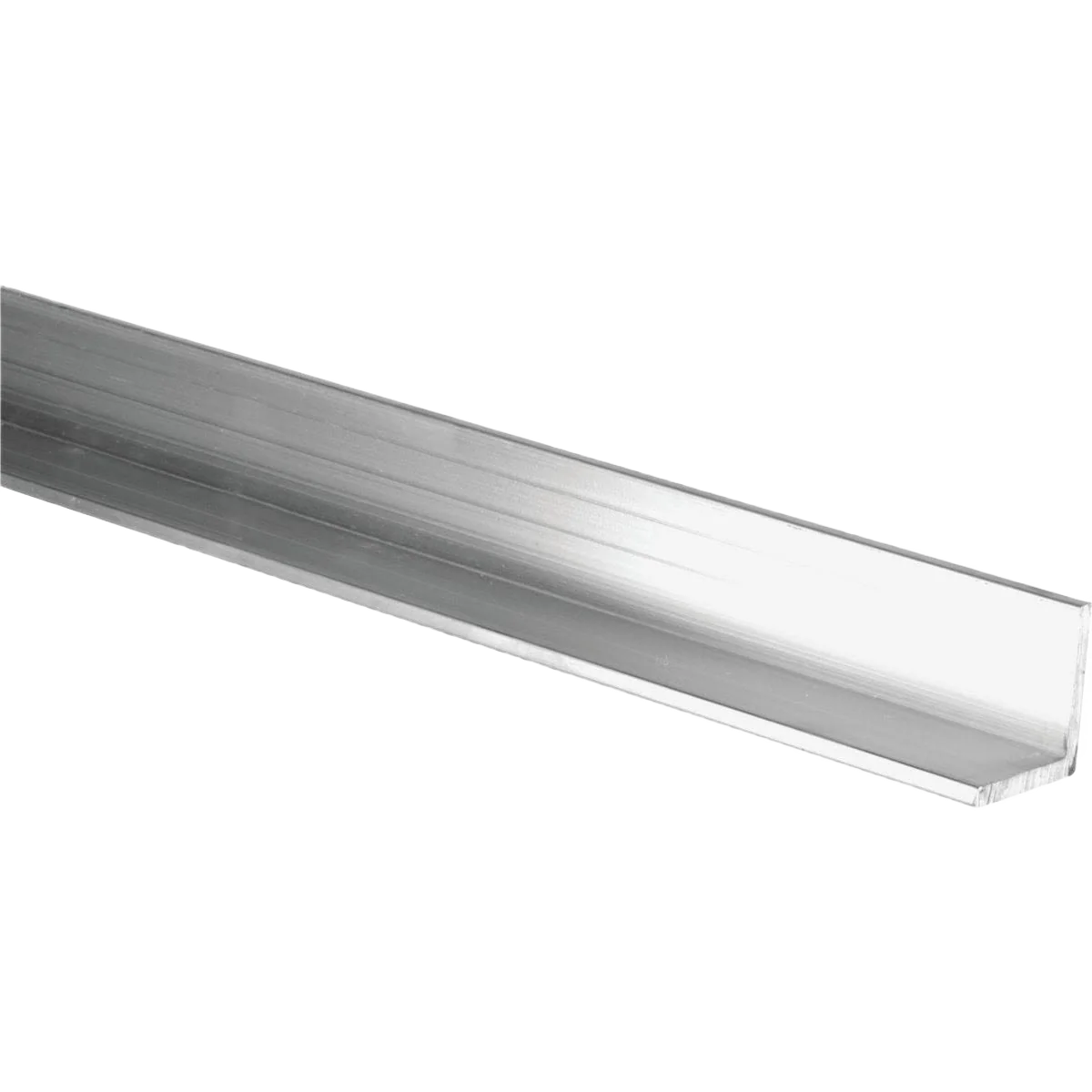Clean SteelWorks Milled Aluminum Solid Angle 2 In. x 3 Ft. Enhanced