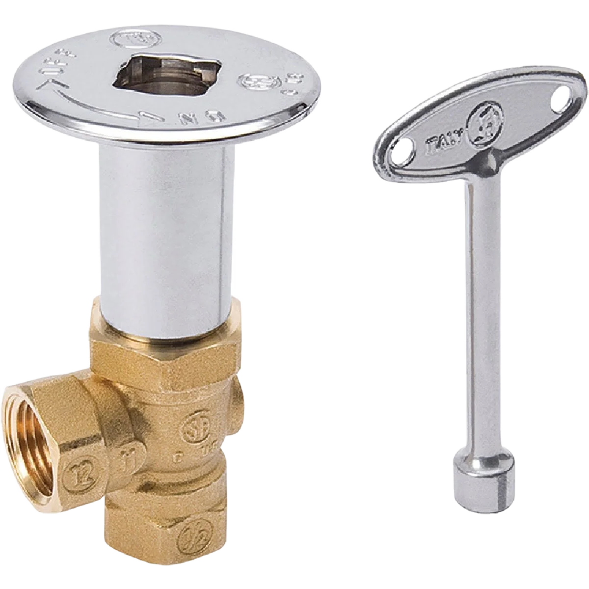 Crafted ProLine Plated Log Lighter Gas Valve Kit Fashionable