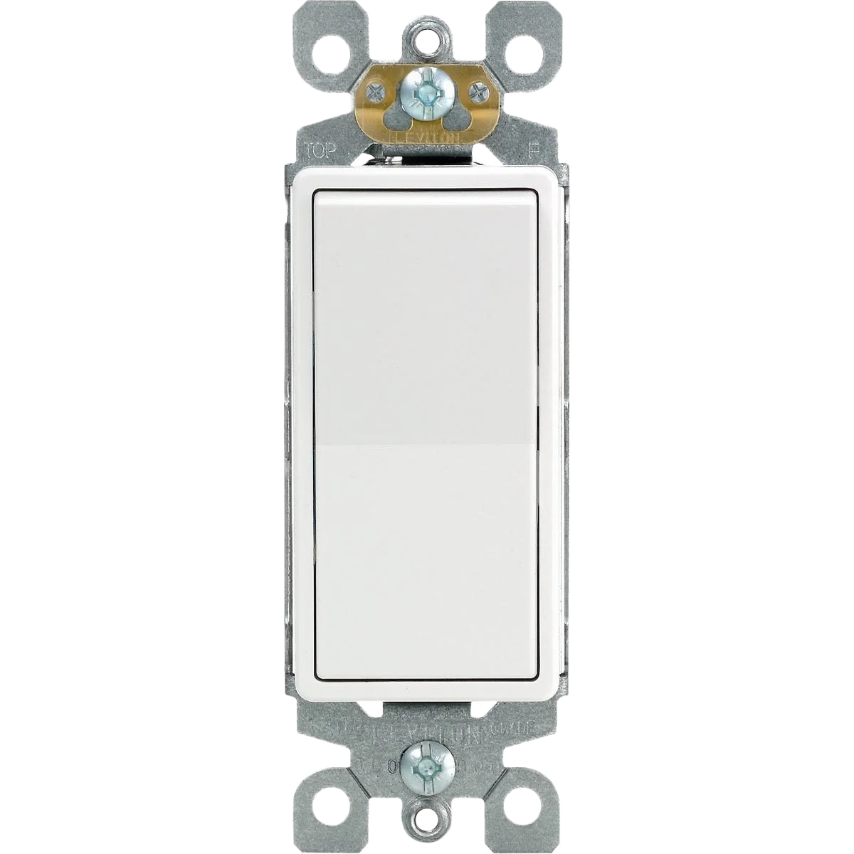 Genuine Leviton Decora White Commercial Grade 20 Amp Rocker Single Pole Switch Official