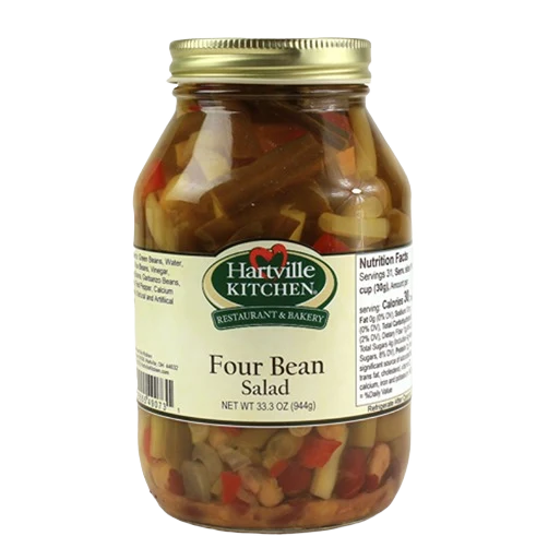 Quality Hartville Kitchen Four Bean Salad 33.3 oz Superior