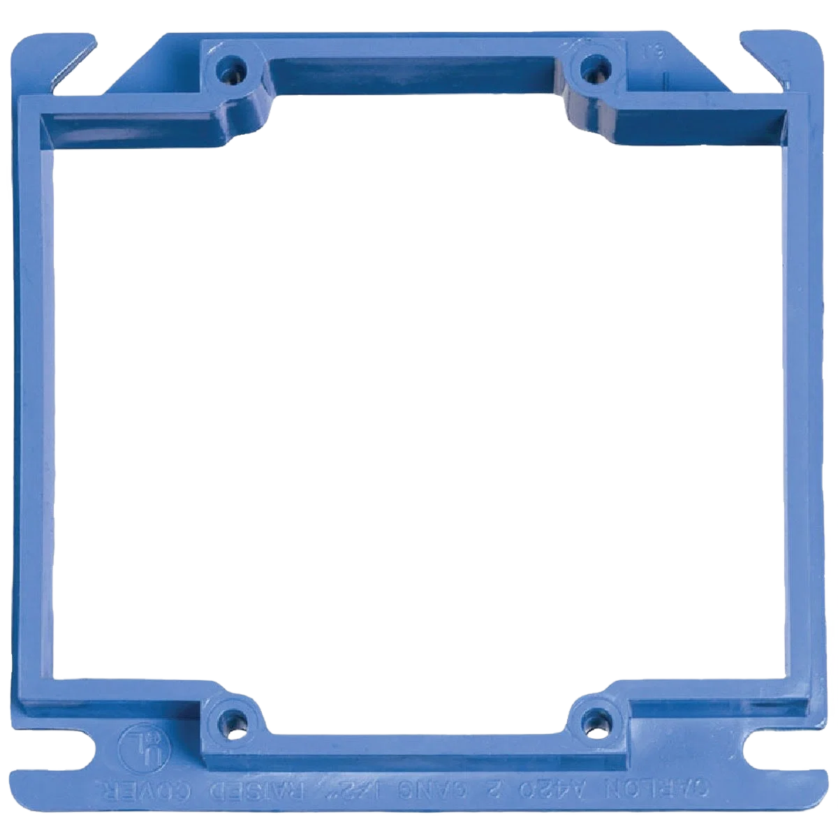 Flexible Carlon 5 8 in. Two Gang Square Raised Cover Verified