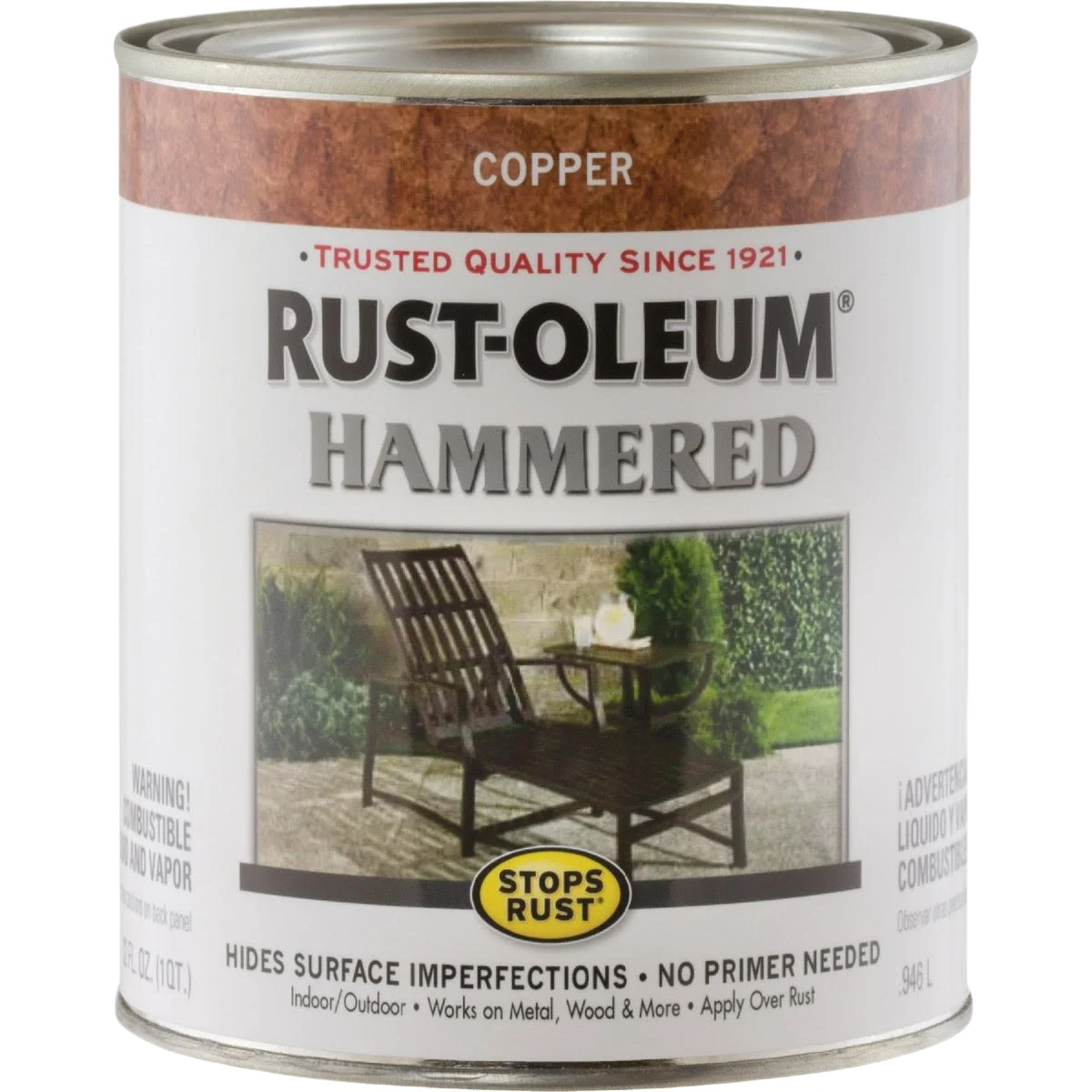 Refined Rust-Oleum Copper Hammered Paint 1 Quart Outstanding