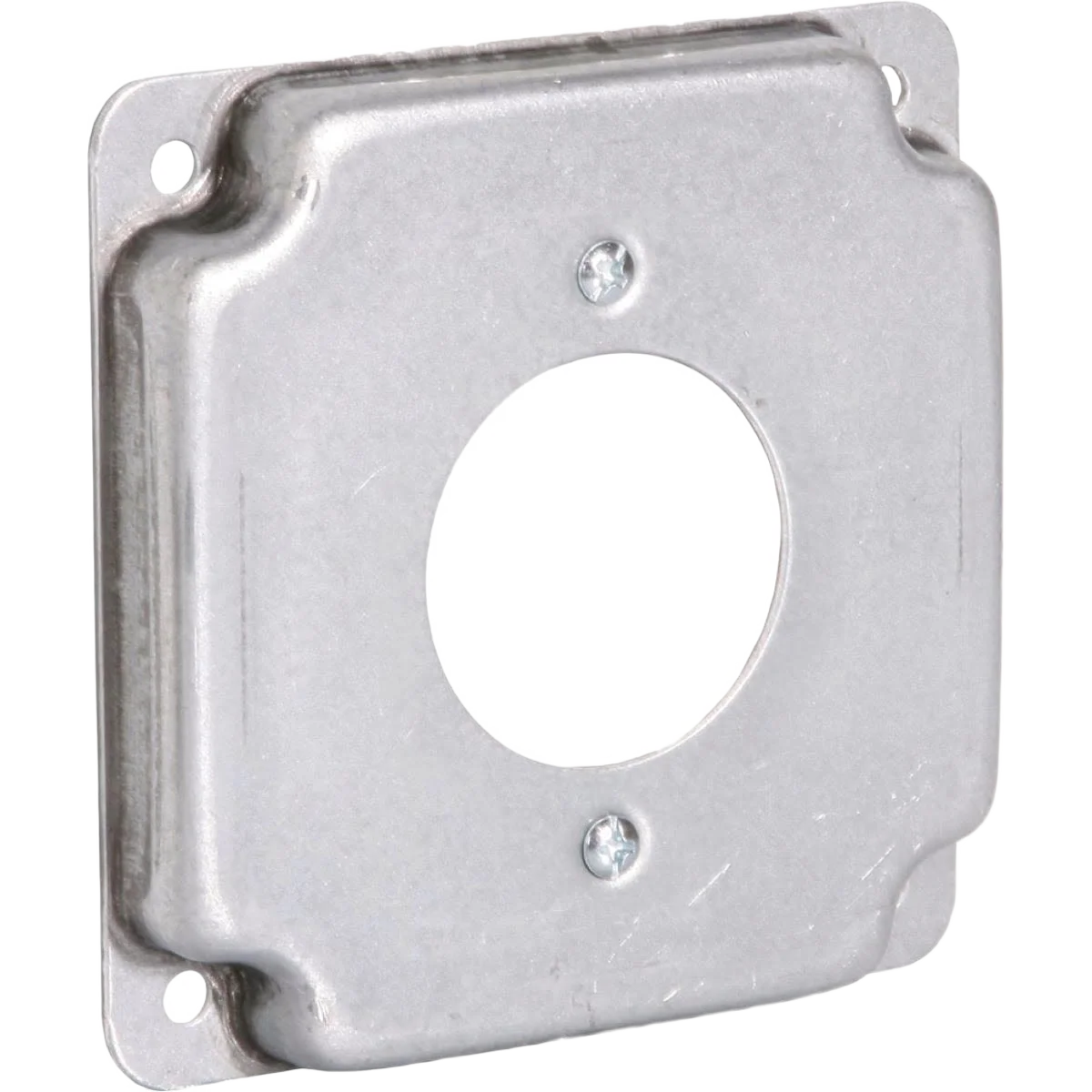 Flexible Southwire 1.719 In. Dia. Receptacle 4 In. x 4 In. Square Device Cover Artisan