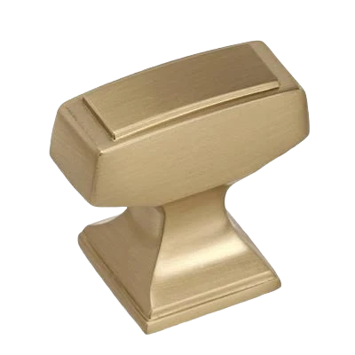 Stylish Amerock Mulholland 1-1 4 Length Golden Champagne Cabinet Knob Relaxed