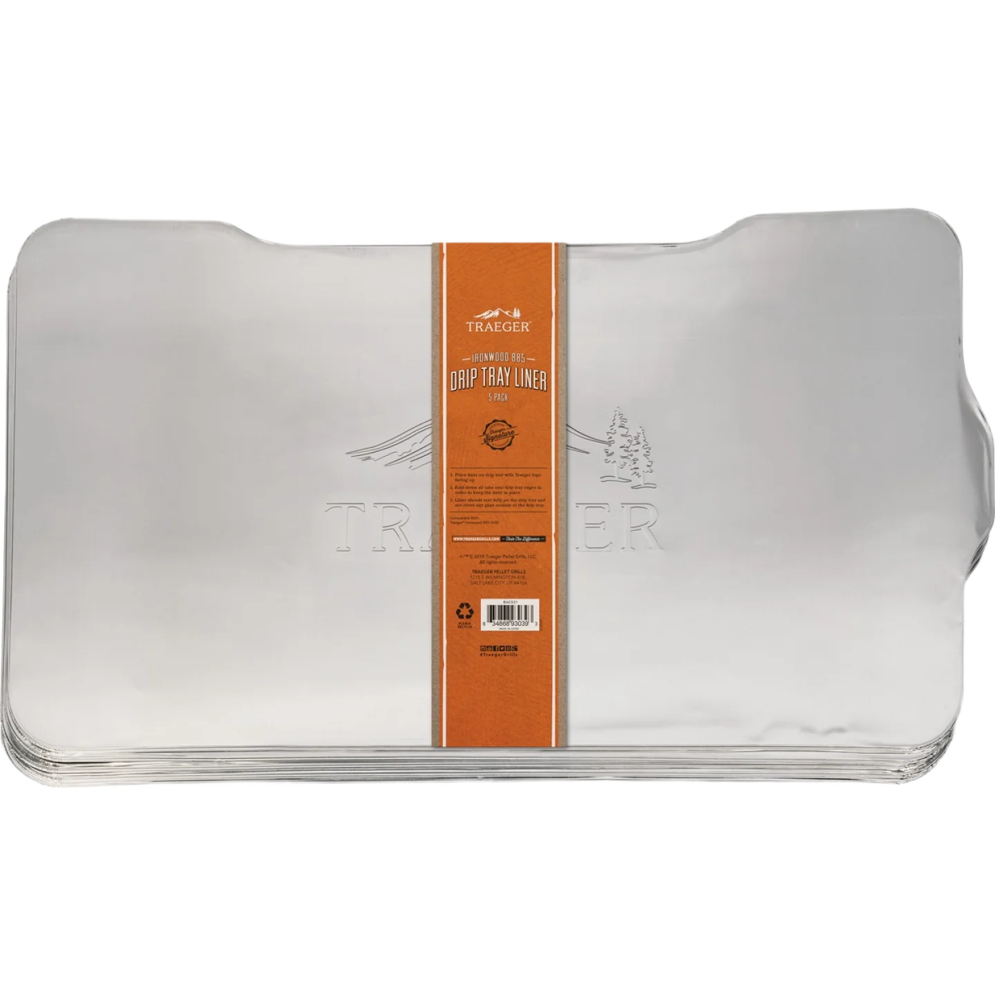 Advanced Traeger Ironwood 885 Aluminum Drip Tray Liners 5 Pack Selected
