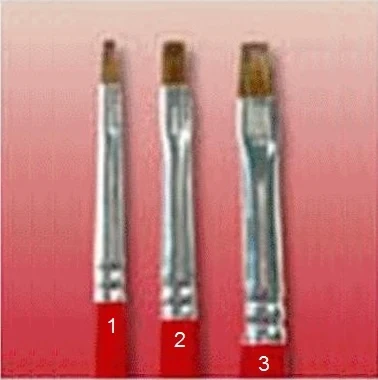 Detailed Wooster 3 Oil Brights Artist Brush -Red Sable Soft