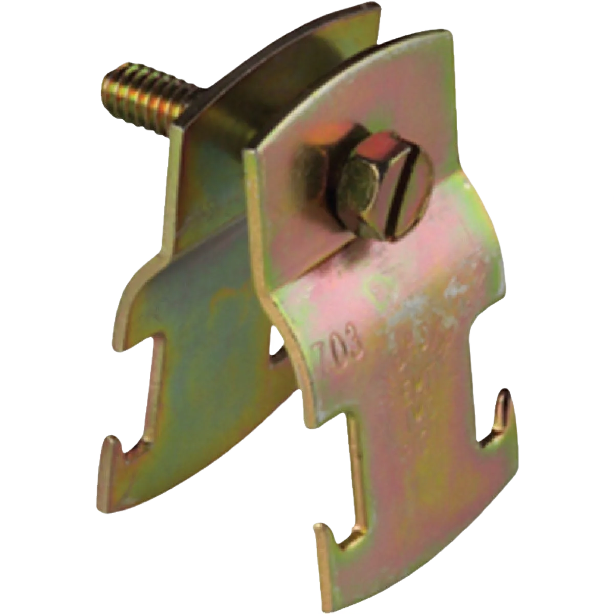 Fine Superstrut 1 Gold Electroplated Zinc Universal Pipe Clamp Selected