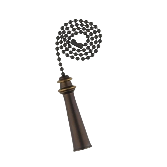 Natural Westinghouse Oil Rubbed Bronze Beaded Trophy Pull Chain 12 In. Secure