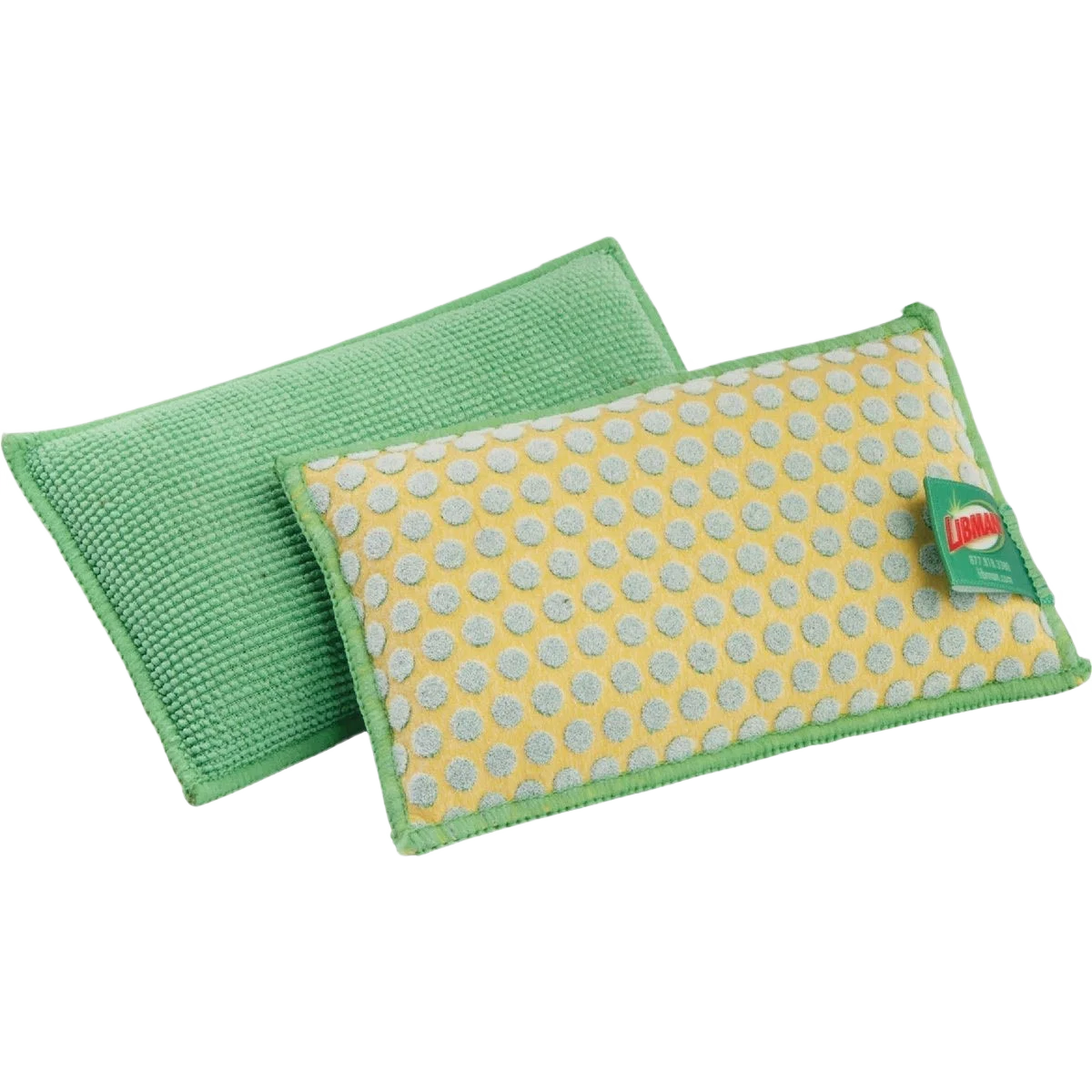First-Class Libman Power Scrub Dots Kitchen Bath Stayfresh Sponge 2-Pack Recyclable