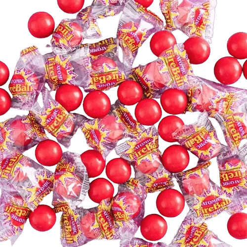 Environmentally Friendly Atomic Fireball Candy Individual Piece Original