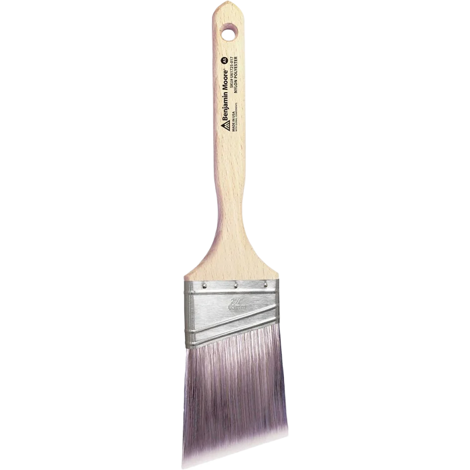 Elegant Benjamin Moore 2.5-In. Firm Nylon Polyester Angle-Sash Paint Brush First-Class