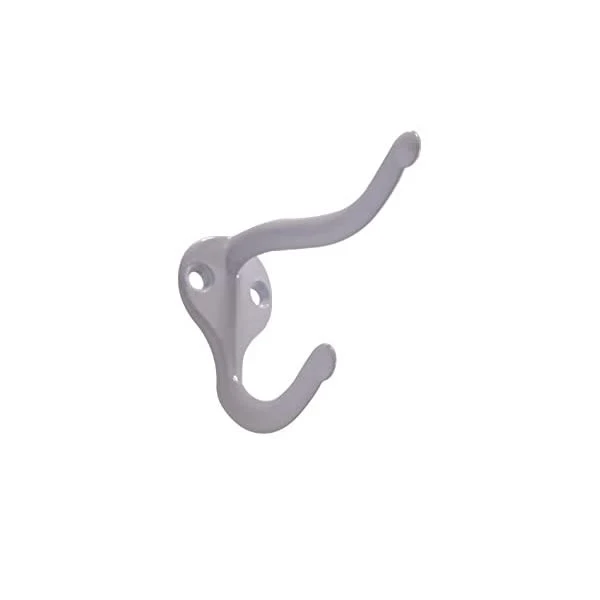 Solid Hillman Coat Hat Hook- White Eco-Friendly