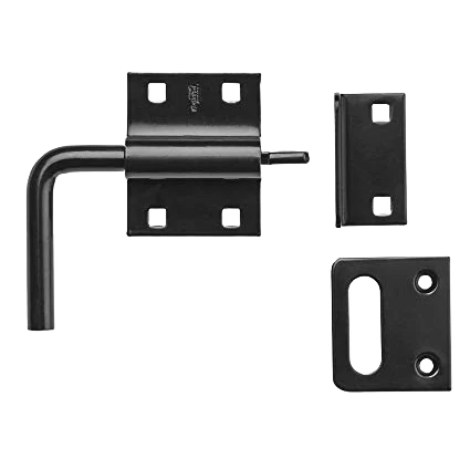 Professional National Hardware Black Slide Bolt Latch Prestigious