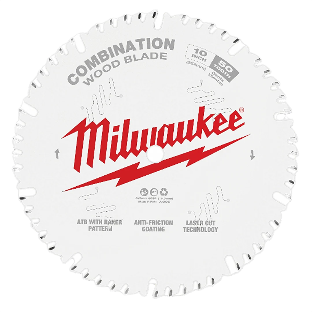 Genuine Milwaukee 10 x 5 8 x 50T Circular Saw Wood Cutting Blade Trendy