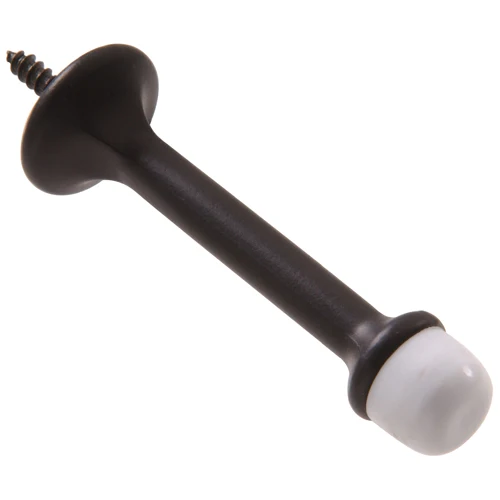 High-End Hillman Oil Rubbed Bronze Rigid Door Stop 3 in. Pure