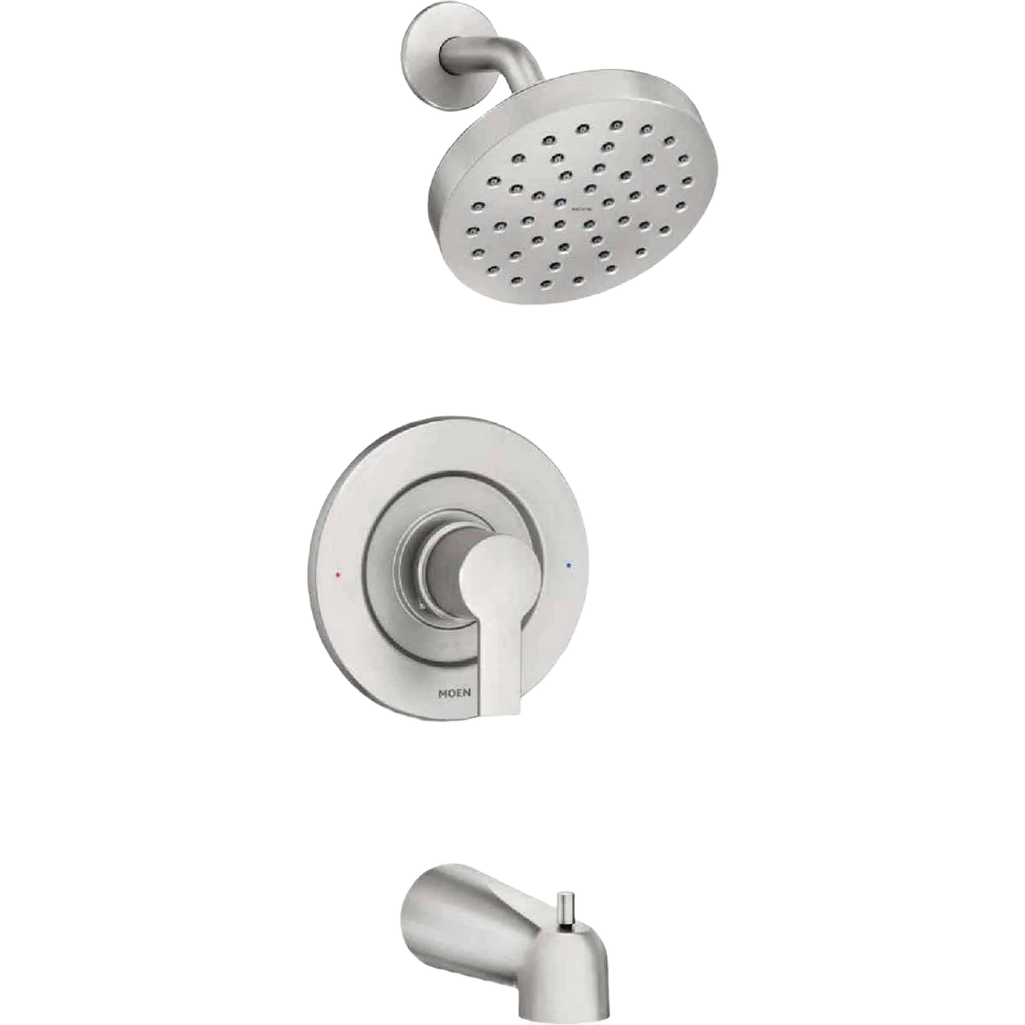 High-Grade Moen Rinza Brushed Nickel Single Handle Tub Shower Trim High-Performance
