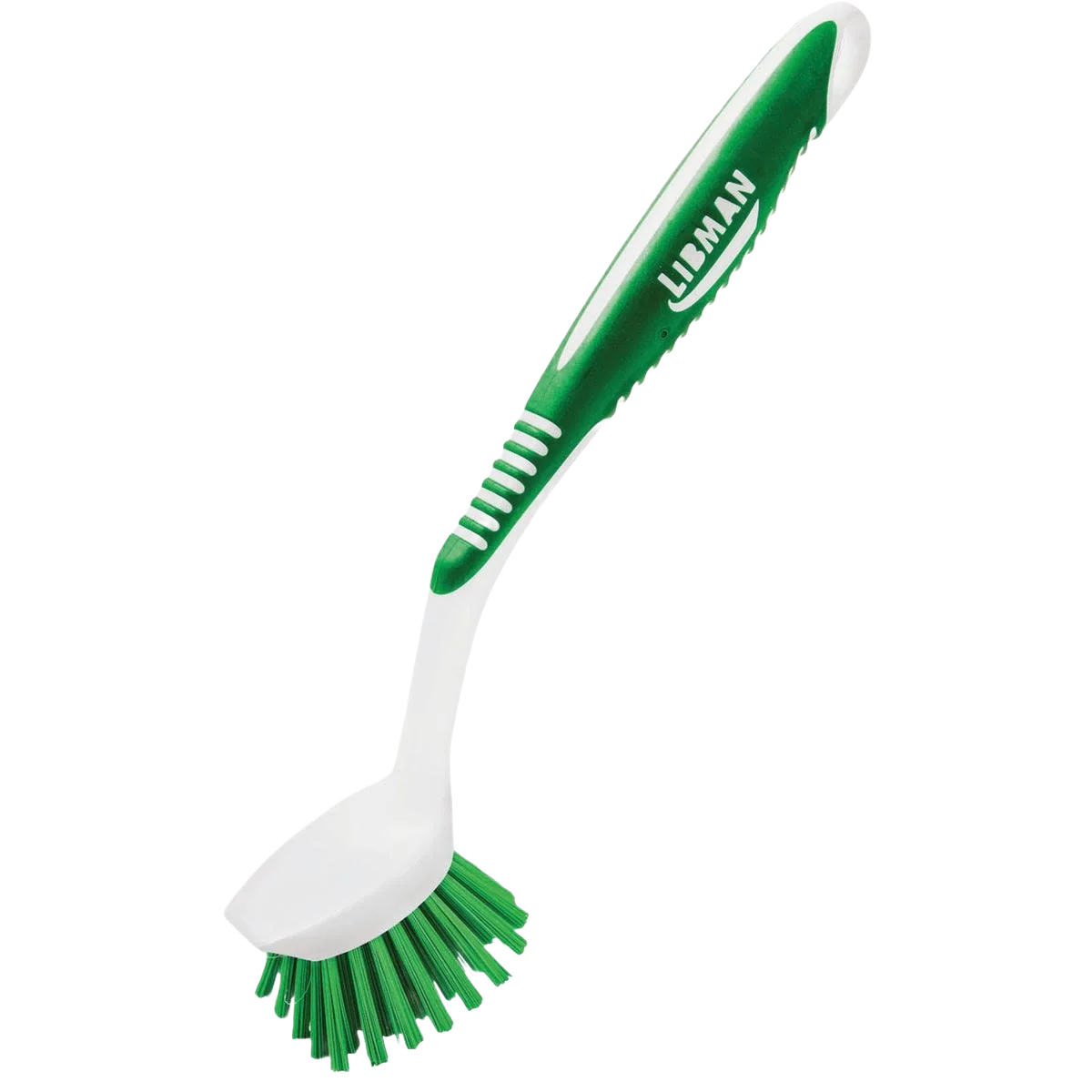 Exceptional Libman Green Polymer Fiber Ergonomic Kitchen Brush 8 in. Enhanced