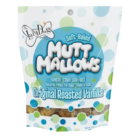 Contemporary Lazy Dog Roasted Vanilla Mutt Mallow Dog Treats 5 oz. First-Class
