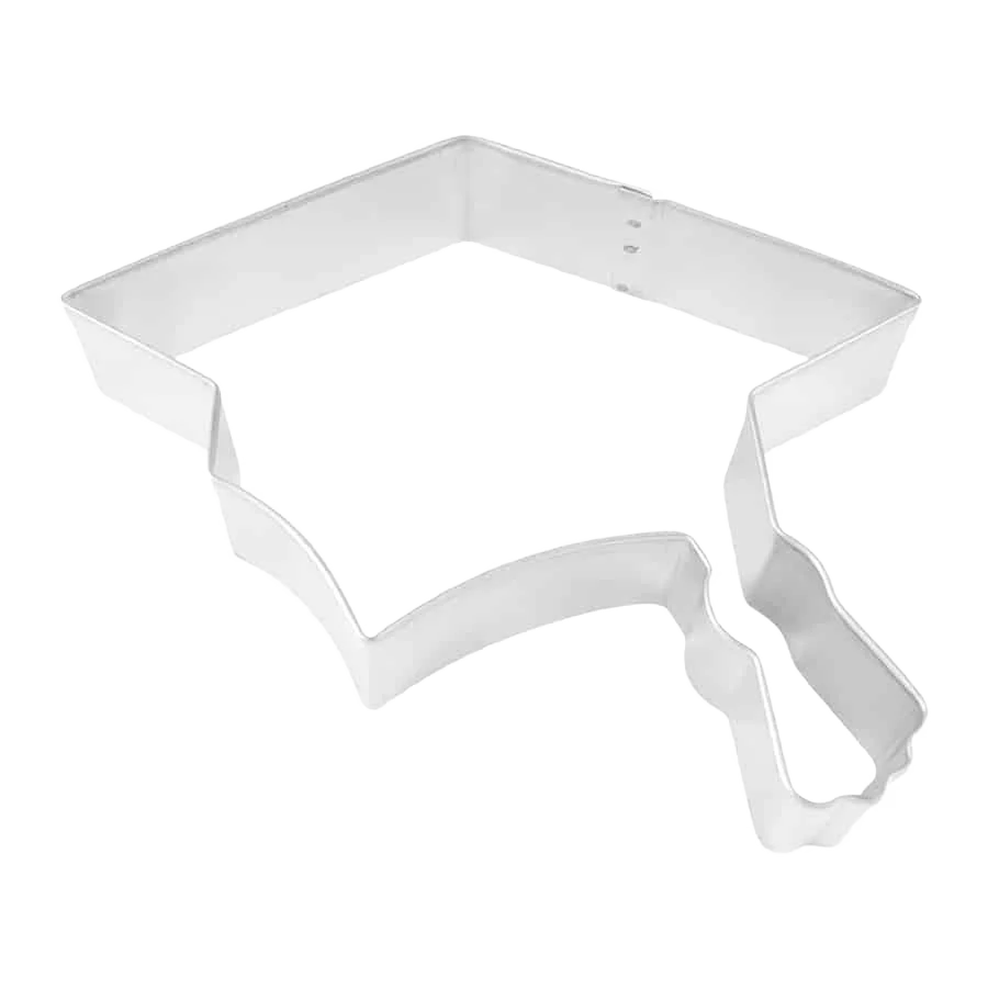 Minimalist R M International Graduation Cap Cookie Cutter 4.75 in. Modern