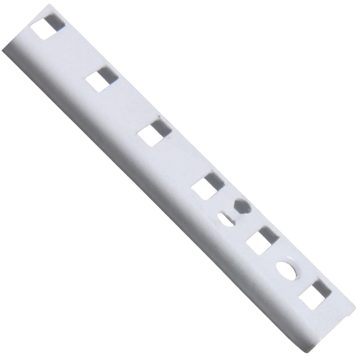 Sustainable Knape Vogt 255 Series 48 In. White Mortise-Mount Pilaster Shelf Standard World-Class