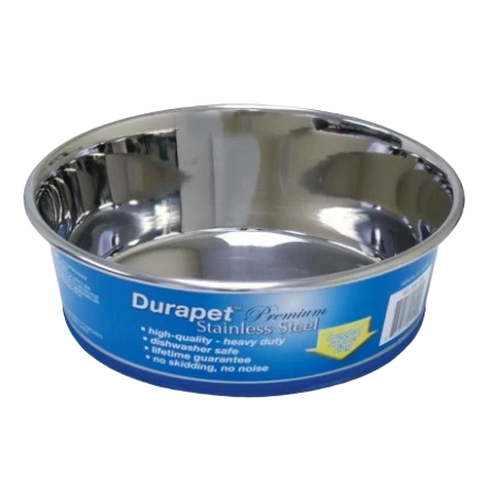 Fast Durapet Stainless Steel Bowl 2 qt. Casual