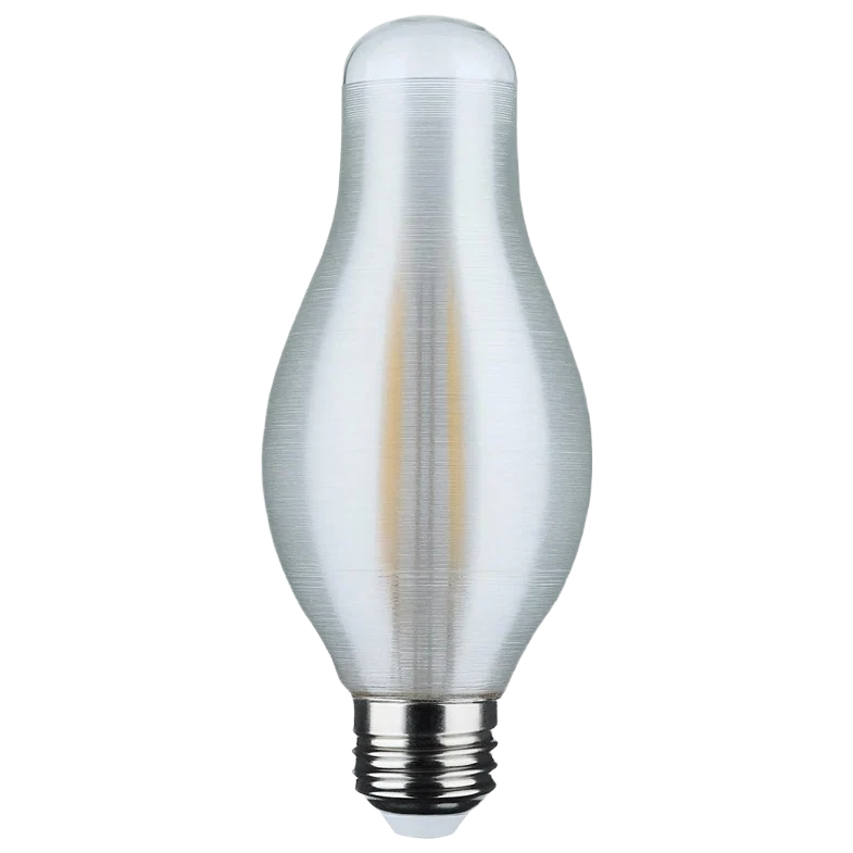 Sustainable Satco 7 Watt H19 LED Medium Warm White Satin Spun Light Bulb Traditional