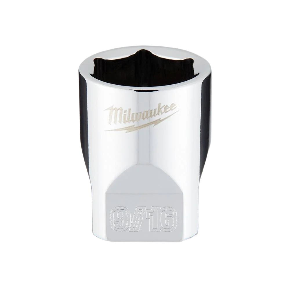 Fine Milwaukee 1 4 Drive 9 16 6-Point Socket w FOUR FLAT™ Sides First-Class
