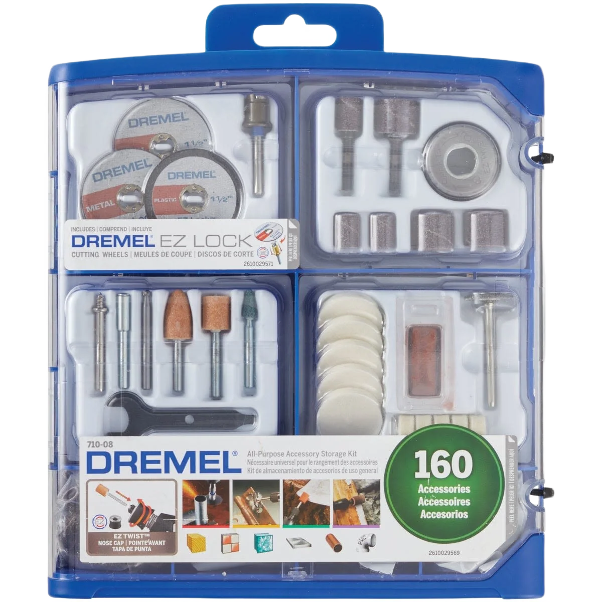 Consistent Dremel 160-Piece All-Purpose Rotary Tool Accessory Kit Superior