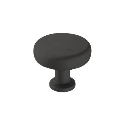 Luxury Amerock Factor 1-1 4 Diameter Matte Black Cabinet Knob Superior