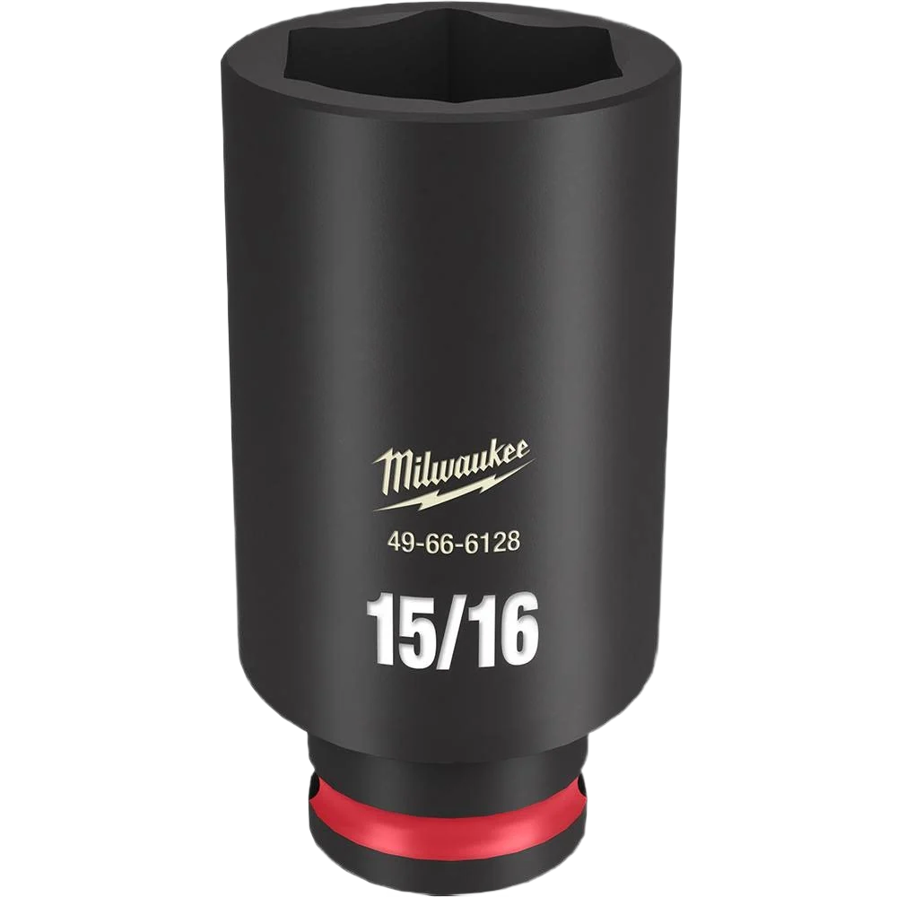 Secure Milwaukee SHOCKWAVE™ Impact Duty™ 3 8 Drive 15 16 Deep 6 Point Socket Classic