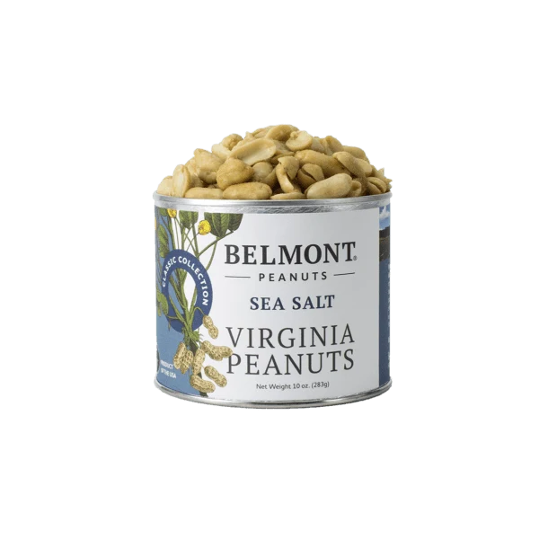 Stylish Belmont Sea Salt Virginia Peanuts 10 oz. Smooth