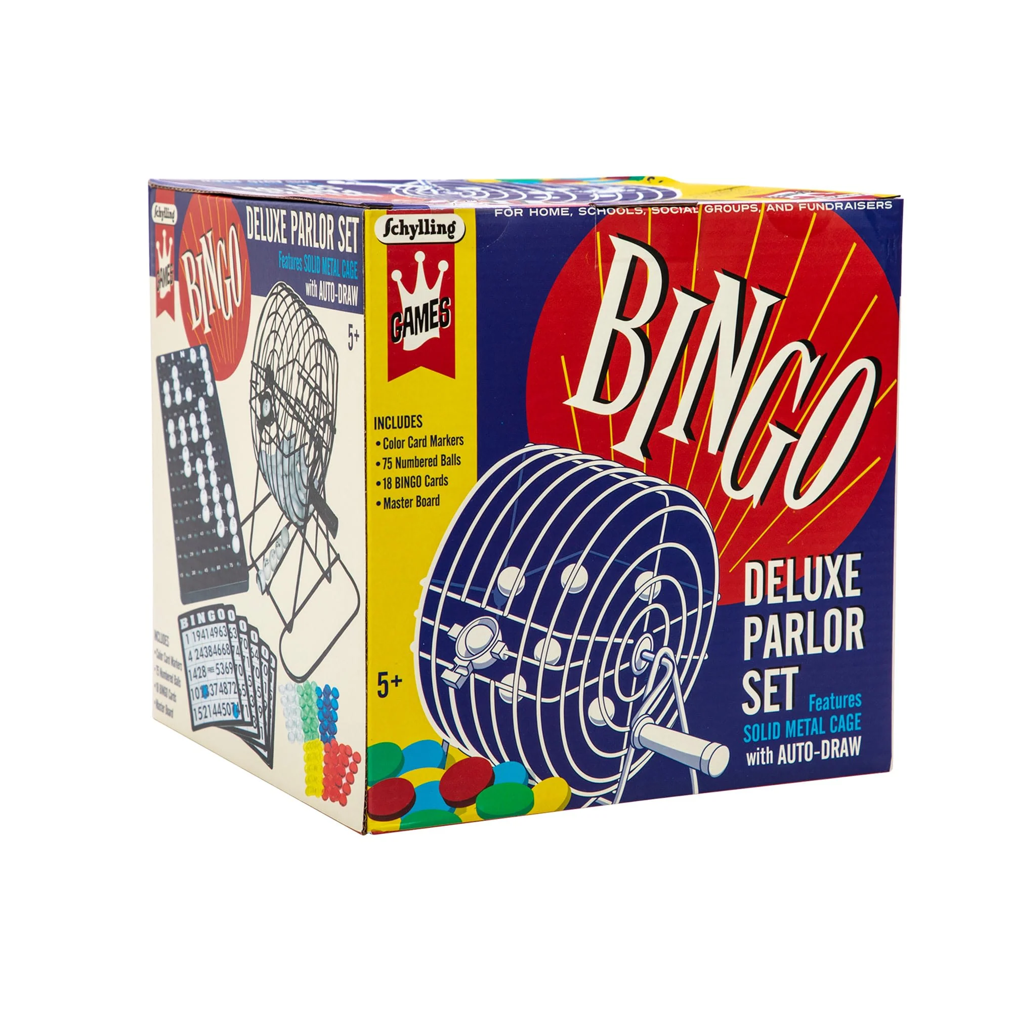 Effective Schylling Bingo Game With Steel Cage First-Class