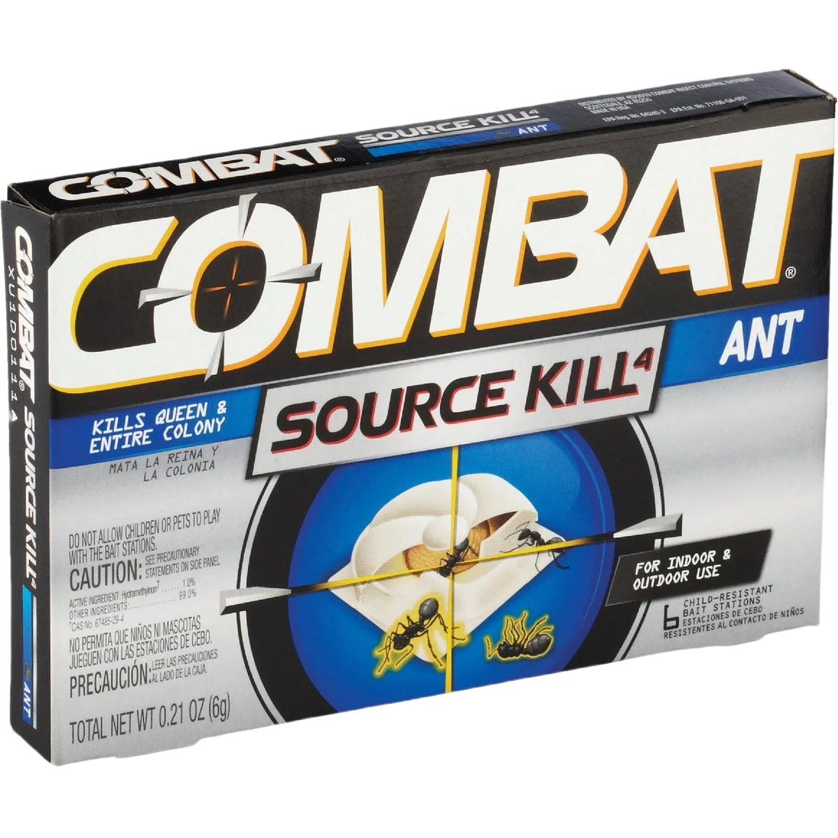 Healthy Combat Source Kill Solid Ant Bait Station 6-Pack Smooth