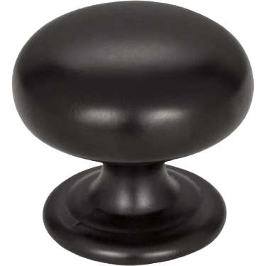 Refined Hardware Resources Florence Knob Matte Black Safe