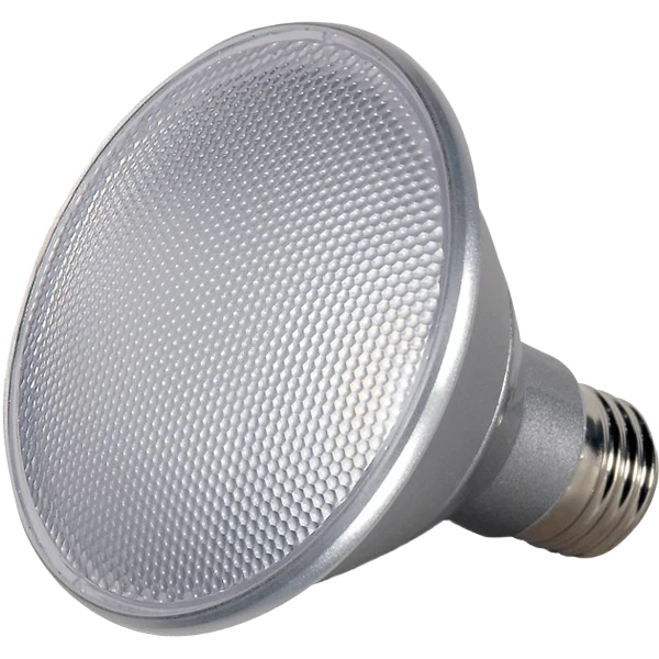 Professional Satco 13 Watt PAR30 Short Neck LED 5000K 60 Deg. Flood Light Practical