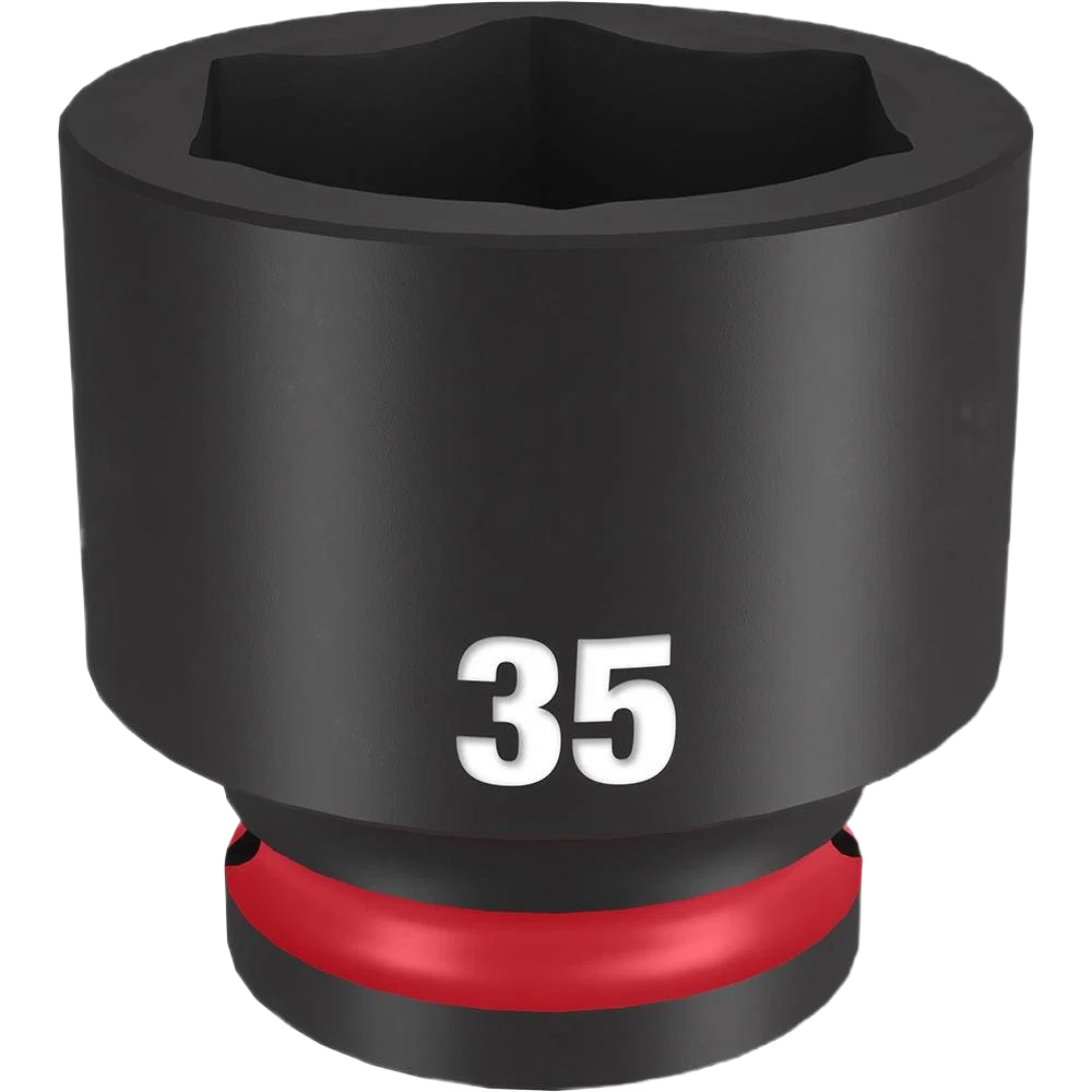 Superior Milwaukee SHOCKWAVE™ Impact Duty™ 1 2 Drive 35-mm 6 Point Socket Easy-to-Use