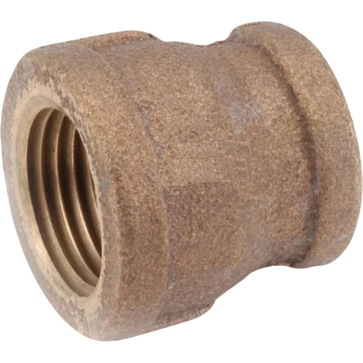 Dependable Anderson Metals Threaded Reducing Red Brass Coupling 1 In. x 3 4 In. Functional