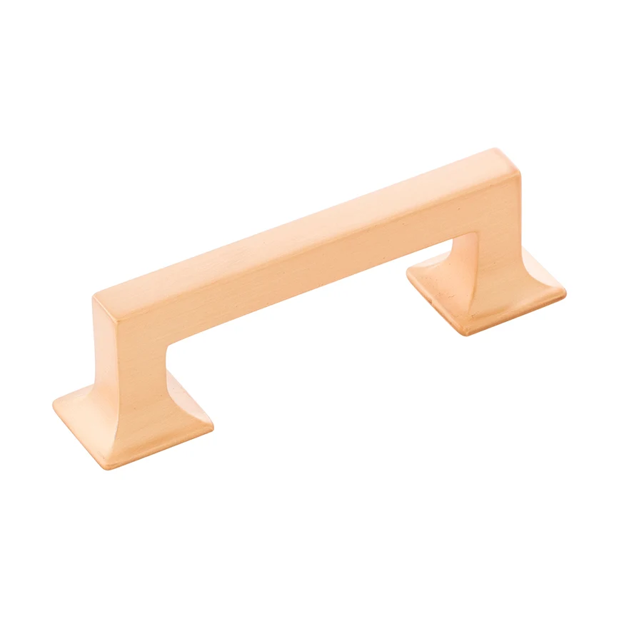 Responsible Hickory Hardware 3 Brushed Golden Brass Center-to-Center Studio Pull Safe