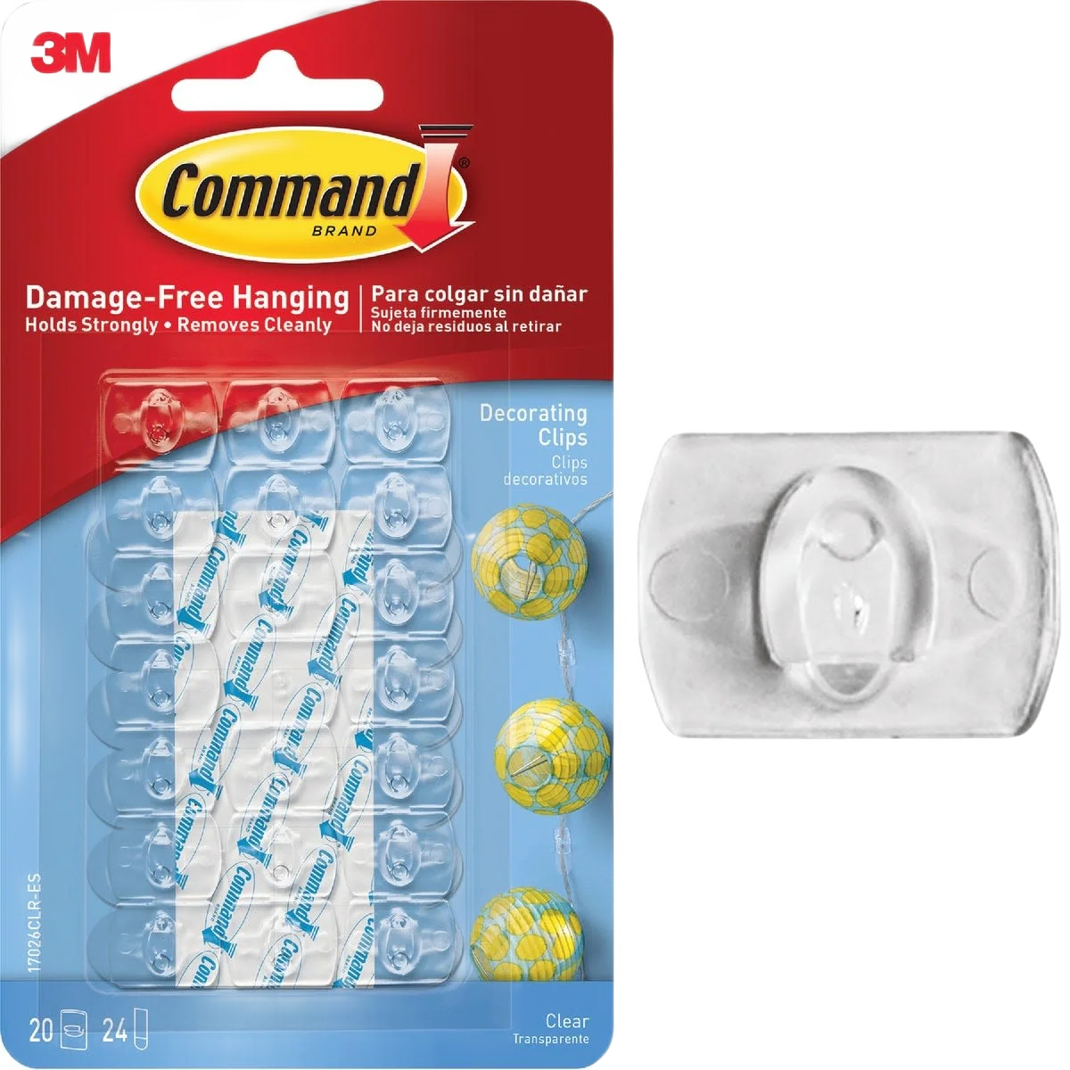 Prestigious 3M Command Decorating Adhesive Clip Eco-Friendly