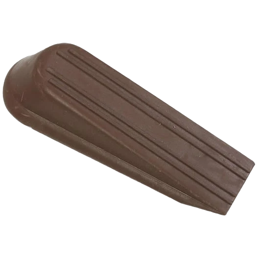 Long-Lasting National Hardware 4 Brown Wedge Door Stop 2-Pack Innovative