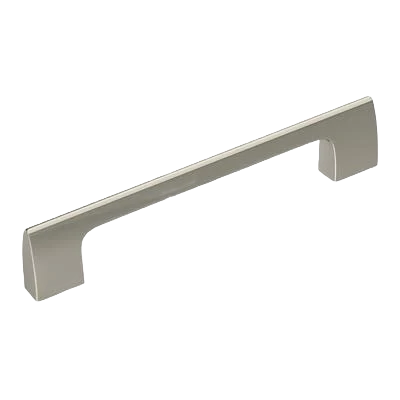 Detailed Amerock Riva 5-1 16 Center-to-Center Polished Nickel Cabinet Pull Casual