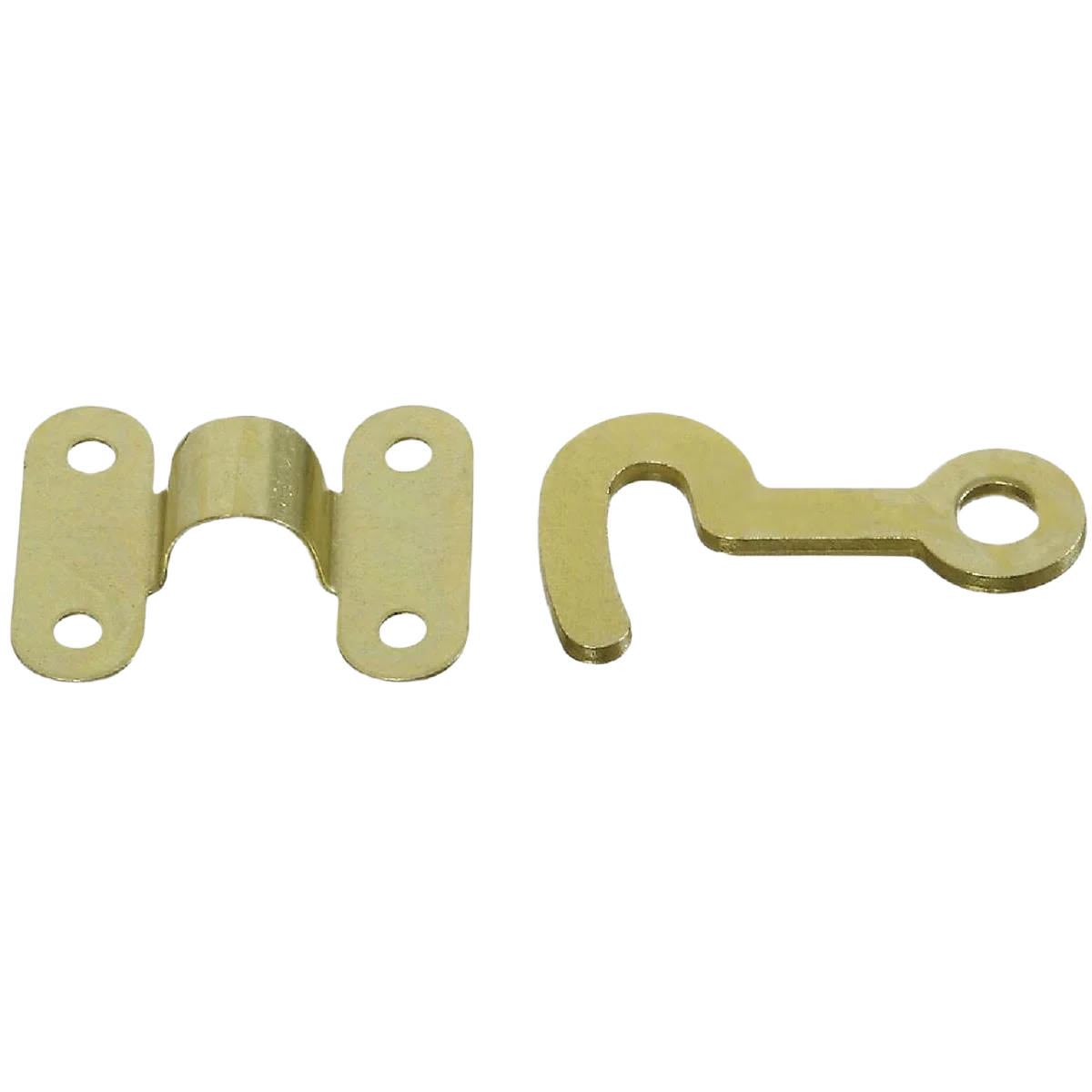 Exclusive National Hardware Solid Brass Hook And Staple 2 Count World-Class