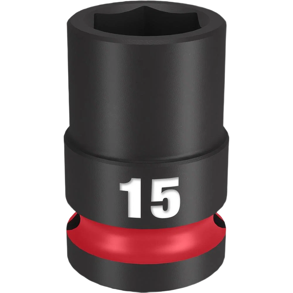 Safe Milwaukee SHOCKWAVE™ Impact Duty™ 1 2 Drive 15-mm 6 Point Socket Lightweight